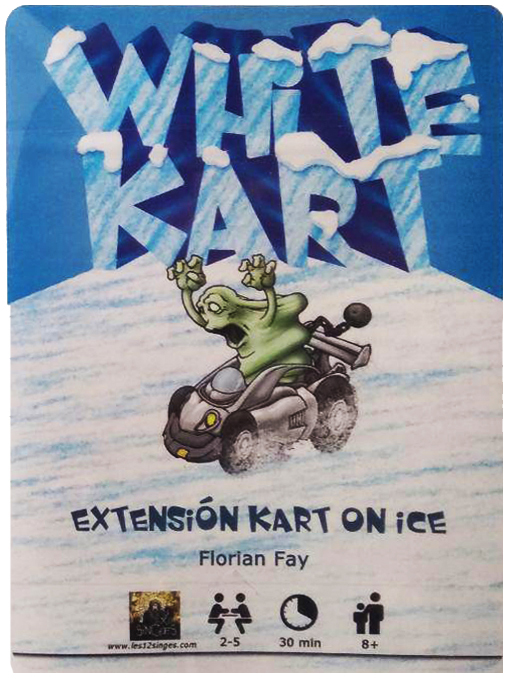 kart on ice white kart   01