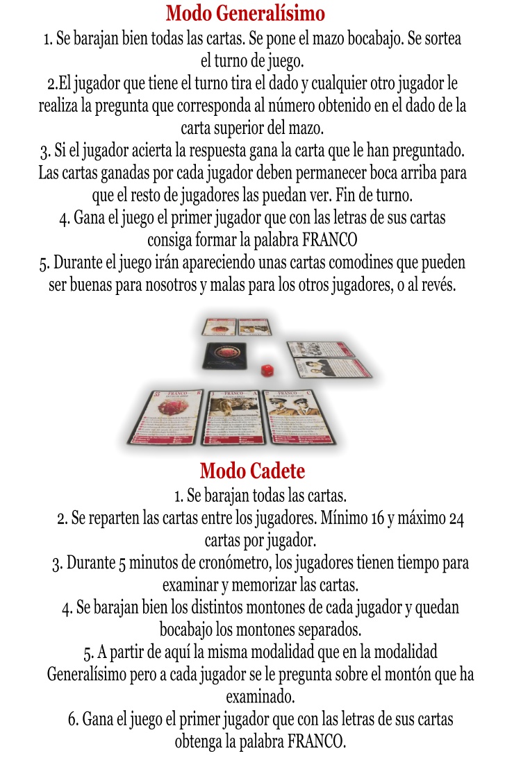 Franco, el juego