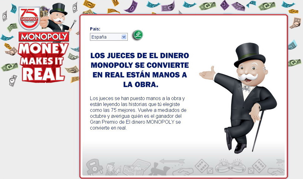 El dinero Monopoly se convierte en real 