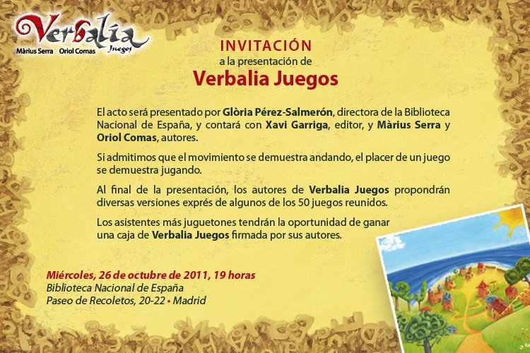 Verbalia, juegos