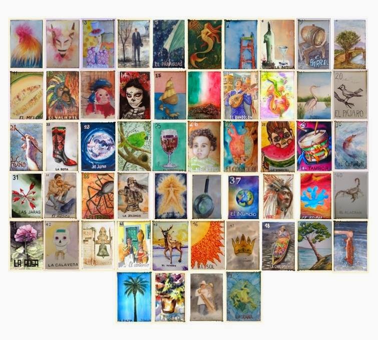 Lotería Mexicana reinterpretada Lotería Mexicana reinterpretada