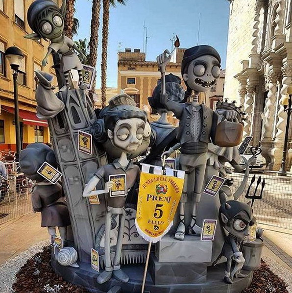 Falla La Fallera Calavera