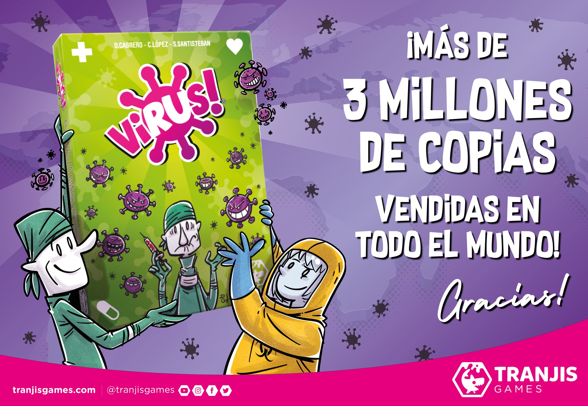 Virus! 3 millones