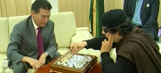 Ilyumzhinov vs. Gadafi Ilyumzhinov vs. Gadafi