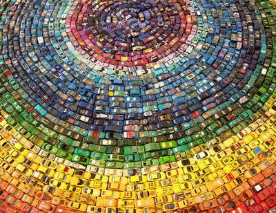 Toy Atlas Rainbow Art Car 