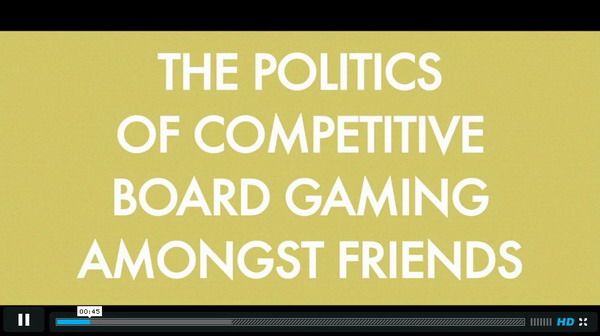 The Politics of Competitive Board Gaming Amongst Friends