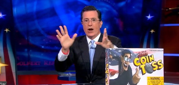 The Colbert Report: Super Coin Toss The Colbert Report: Super Coin Toss