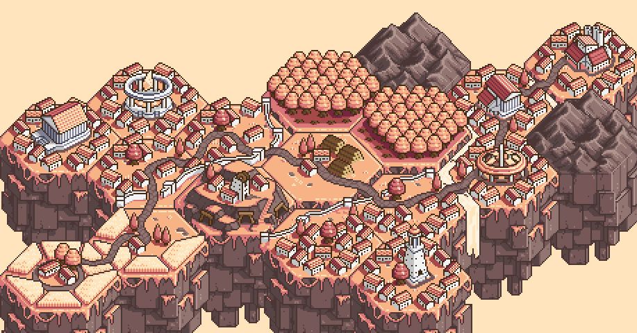 CATAN pixel art