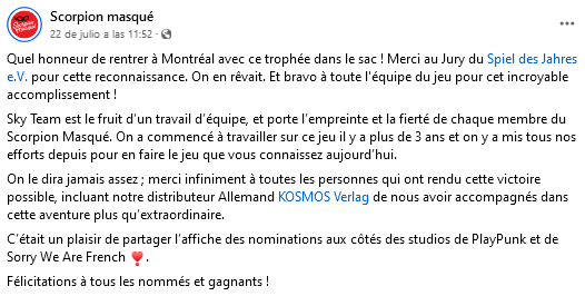 Scorpion Masqué